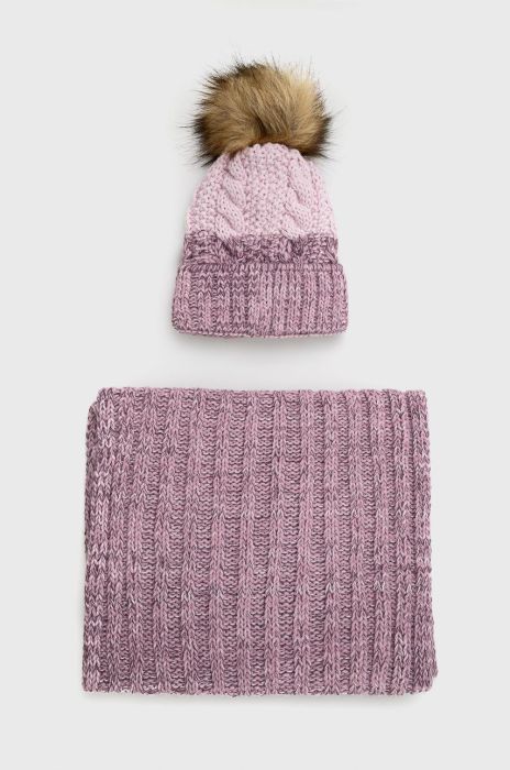 Шапка і снуд Answear Lab колір рожевий (2652712)