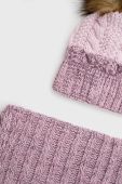 Шапка і снуд Answear Lab колір рожевий (2652712)
