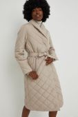Куртка Answear Lab жіноча колір бежевий перехідна (2572868)