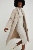 Куртка Answear Lab жіноча колір бежевий перехідна (2572868)