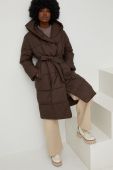 Куртка Answear Lab жіноча колір коричневий зимова (2572969)