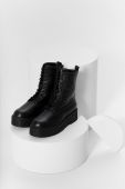 Шкіряні черевики Answear Lab жіночі колір чорний на платформі (2605289)