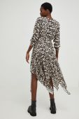 Сукня Answear Lab колір чорний midi розкльошена (2594695)