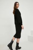 Сукня Answear Lab колір чорний midi пряма (2863067)