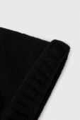Шерстяна шапка і шарф Answear Lab колір чорний