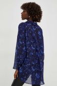 Сорочка Answear Lab жіноча колір синій relaxed класичний комір (3616844)
