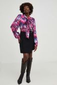 Блузка Answear Lab жіноча колір рожевий візерунок