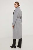 Вовняне пальто Answear Lab колір сірий перехідний (3501886)