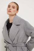 Вовняне пальто Answear Lab колір сірий перехідний (3501886)