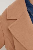 Вовняне пальто Answear Lab колір коричневий перехідний oversize (3501891)