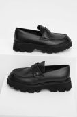 Шкіряні мокасини Answear Lab жіночі колір чорний на платформі (3679754)