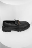 Шкіряні мокасини Answear Lab жіночі колір чорний на платформі (3679766)