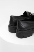 Шкіряні мокасини Answear Lab жіночі колір чорний на платформі (3679766)