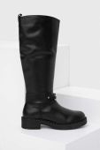 Шкіряні чоботи Answear Lab жіночі колір чорний на платформі (3679790)