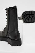 Шкіряні черевики Answear Lab X Лімітована колекція NO SHAME жіночі колір чорний на плоскому ходу (3524990)