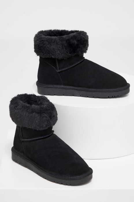 Замшеві чоботи Answear Lab колір чорний (3525027)