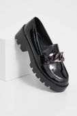 Мокасини Answear Lab жіночі колір чорний на платформі (3603543)