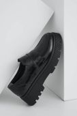 Шкіряні мокасини Answear Lab жіночі колір чорний на платформі (3452181)