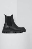 Шкіряні черевики Answear Lab X Лімітована колекція NO SHAME жіночі колір чорний на платформі (3452151)