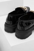 Шкіряні мокасини Answear Lab жіночі колір чорний на платформі (3679852)