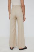Штани Answear Lab жіночі колір бежевий широке висока посадка (2447923)