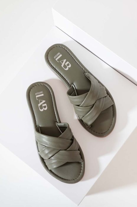 Шкіряні шльопанці Answear Lab жіночі колір бірюзовий (3145637)