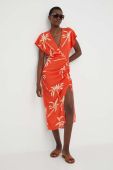 Сукня Answear Lab колір червоний midi облягаюча (3269791)