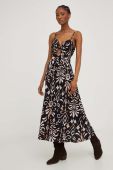 Сукня Answear Lab колір чорний midi розкльошена (3333703)