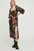 Сукня Answear Lab колір чорний midi розкльошена (2845924)