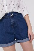 Джинсові шорти Answear Lab жіночі колір синій гладкі висока посадка