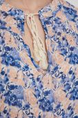 Блузка Answear Lab жіноча візерунок колір блакитний (2243866)