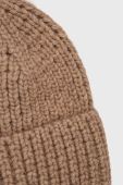 Шапка з вовною Answear Lab колір коричневий з товстого трикотажу (1905523)