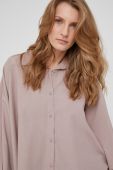 Сорочка Answear Lab жіноча колір бежевий relaxed класичний комір (1914116)