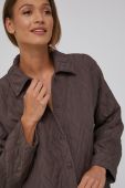 Сорочка Answear Lab жіноча колір коричневий relaxed класичний комір (2133461)