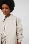 Сорочка Answear Lab жіноча колір бежевий relaxed класичний комір (2165486)