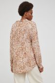 Сорочка Answear Lab жіноча колір бежевий relaxed класичний комір (2207813)