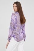 Сорочка Answear Lab жіноча колір фіолетовий regular класичний комір (2243895)