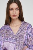 Сорочка Answear Lab жіноча колір фіолетовий regular класичний комір (2243895)
