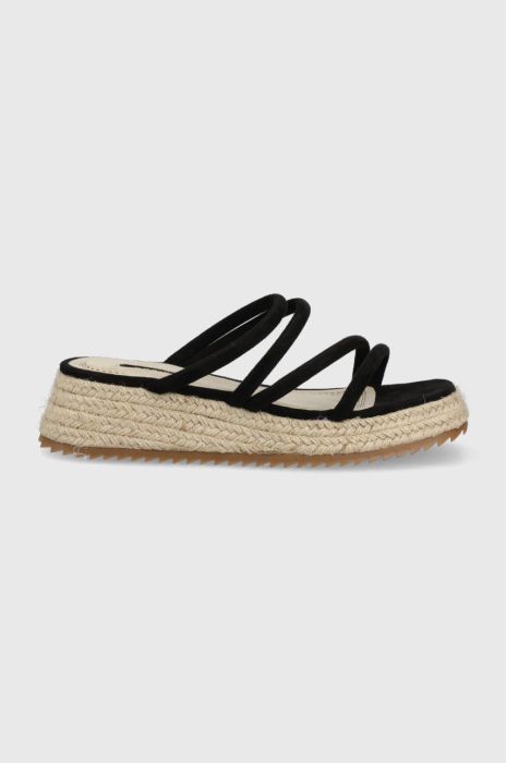 Шльопанці Answear Lab жіночі колір чорний на платформі (2270033)