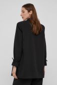 Піджак Answear Lab колір чорний без застібки однотонна