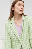 Піджак Answear Lab колір зелений однобортний візерунок (2292962)