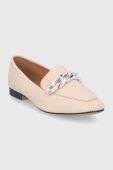 Мокасини Answear Lab жіночі колір бежевий на плоскому ходу (2068530)