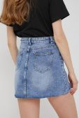 Джинсова спідниця Answear Lab mini пряма колір блакитний (2348342)