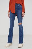 Джинси Answear Lab жіночі висока посадка колір темно-синій (2048133)