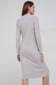 Сукня з вовною Answear Lab колір сірий mini облягаюча