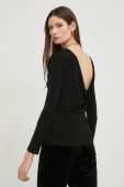 Блузка Answear Lab жіноча колір чорний однотонна (2868044)