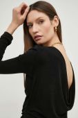Блузка Answear Lab жіноча колір чорний однотонна (2868044)