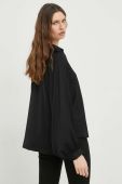 блузка Answear Lab жіноча колір чорний однотонна