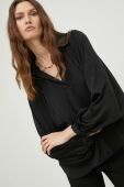 блузка Answear Lab жіноча колір чорний однотонна