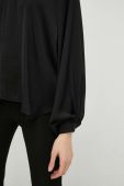 блузка Answear Lab жіноча колір чорний однотонна